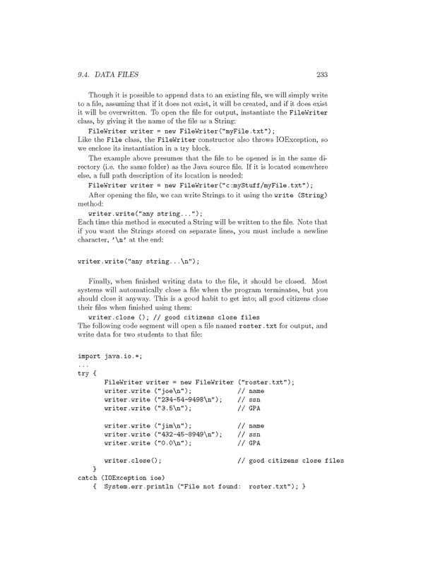 Introduction to Computer Science with Java Programming - Page 233